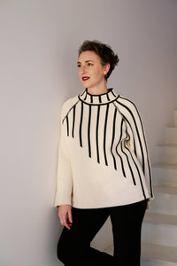 The Frankie Knitted Human Jersey Cream