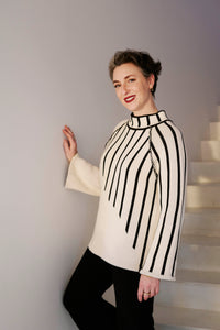 The Frankie Knitted Human Jersey Cream