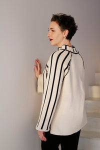 The Frankie Knitted Human Jersey Cream
