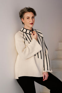 The Frankie Knitted Human Jersey Cream